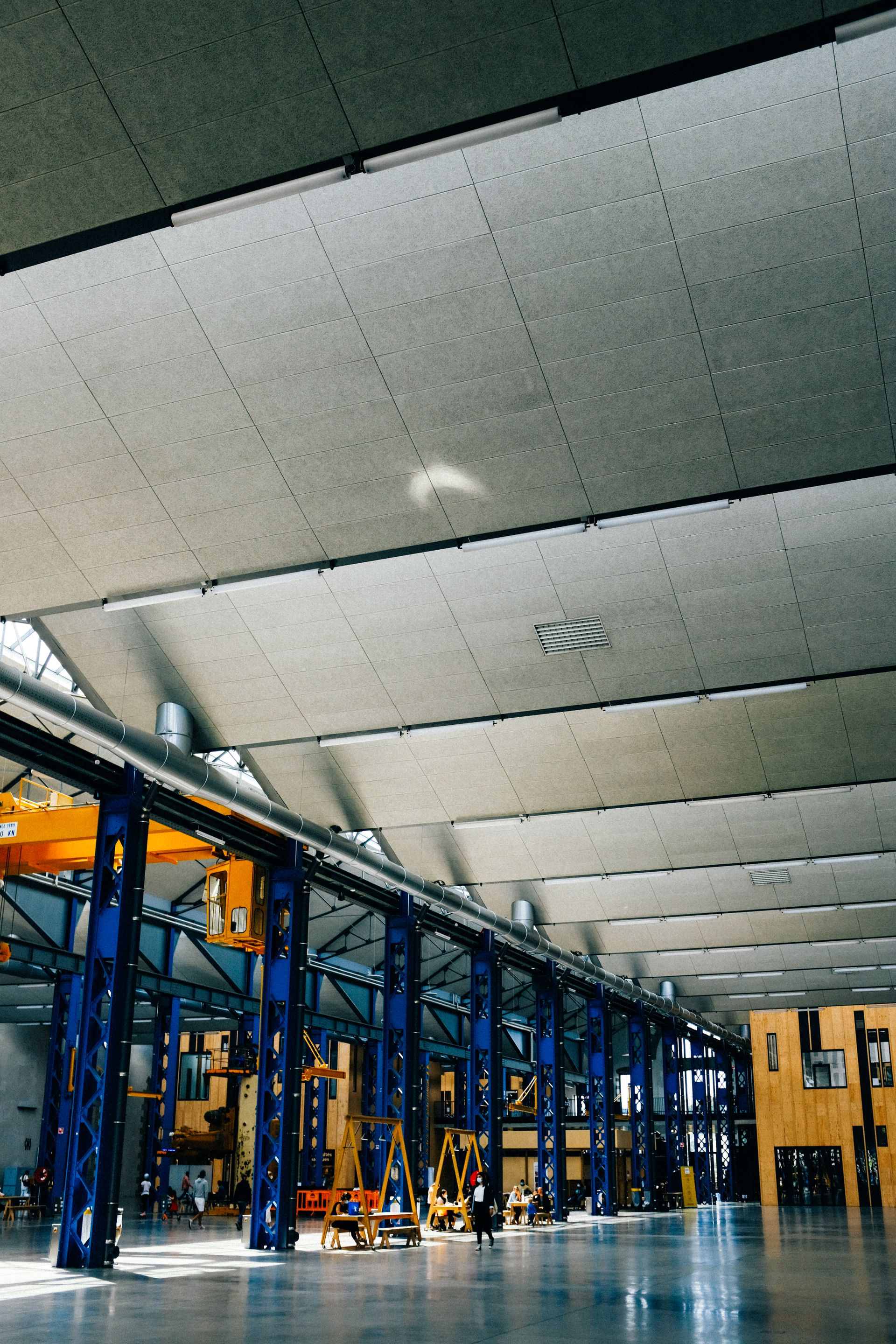 A large warehouse logistics operation